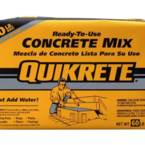 Ready To Use Concrete Mix Quickrete